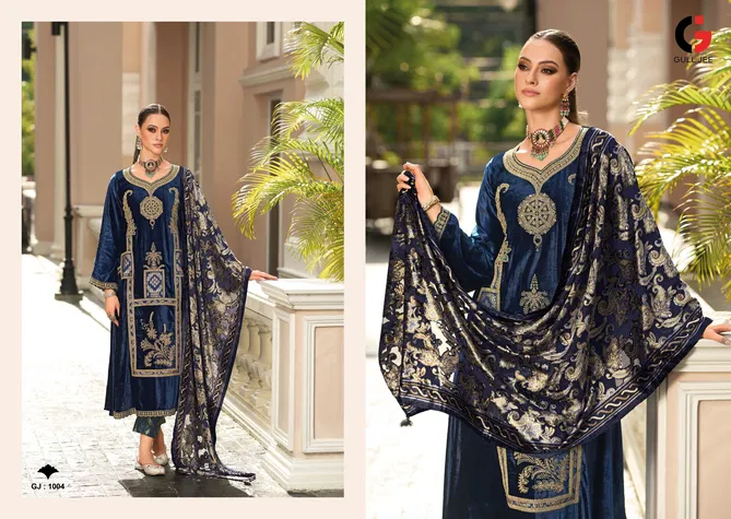 Riwayat By Gull Jee Wedding Wear Embroidery Velvet Salwar Kameez Suppliers In India